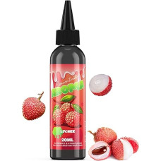 FURUN ličių aromato koncentratas, didelė maisto skonio dozė, 20 ml 120 ml buteliuke, lengva maišyti, intensyvus tropinių vaisių aromatas vaisių drebučiams, desertams, gėrimams 
