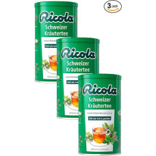 Ricola Swiss Herbal Tea, 200 g Tub, Swiss Instant Herbal Tea with 13 Mountain Herbs, Preparation as Iced Tea or Warm Tea, 1 x 200 g (Pack of 3)