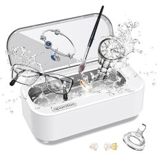 48000 Hz aukšto dažnio ultragarsinis valytuvas 350 ml Profesionalus akinių valymo prietaisas Ultragarsinis prietaisas auksui, sidabrui, akiniams, laikrodžiams, žiedams, dantų protezams