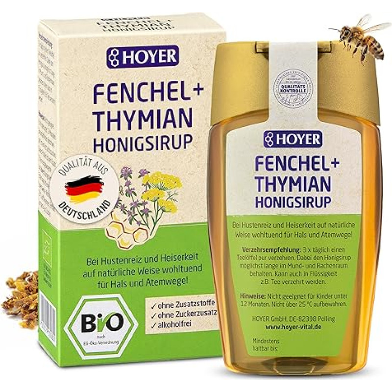 HOYER Fenchel+Thymian Honigsirup