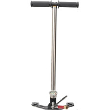 PCP Hand Pump 3-Stage High Pressure Pump 4500 PSI/30MPa High Pressure Air Gun Pump with Pressure Gauge, PCP Hand Pump for Air Gun, Boat Tyres, Kayaks, Car Tyres, Motorcycles