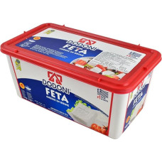 Dodoni Greek Feta Cheese, 1 x 2 kg Container, Sheep Cheese from Greece Matured in Brine, 70% Sheep Cheese & 30% Goat Cheese, Number 1 Cheese from Greece in Premium Quality