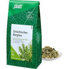 Salus Greek Mountain Tea 1 x 40 g Bag - Loose - Herbal Tea Sideritis Scardica - Mild Spicy Delight - The Original from the Sunny Mountains of Greece - Organic
