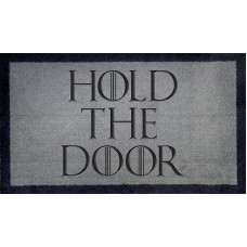 Game of Thrones Holding the Door Mat Washable 70 x 40 cm Light Grey Hold