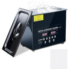 Ultragarsinis valytuvas 3 l su šildytuvu ir laikmačiu, 40 KHz 120 W ultragarsinis valymo įrenginys su nerūdijančio plieno vidiniu konteineriu, skaitmeninis ultragarsinis valytuvas įrankiams, automobilių dalims