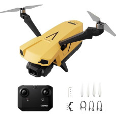 Falcon Mini-Drohne mit 4K-Kamera für Erwachsene und Einsteiger - Bikopter-Design, invertierter Flugmodus, 16 m/s, 10000 ft Videoübertragung, 1 Akku, bis zu 34 Min. Flugzeit, 249g
