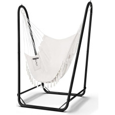 Hanging Chair with Frame, Maximum Load 160 kg, Robust Hanging Swing with Stand for Indoor and Outdoor Use, Sturdy, Hanging Chair Outdoor with Frame