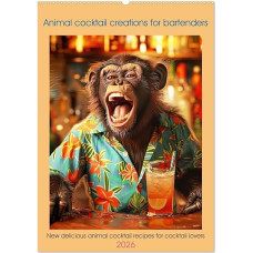 Animal cocktail creations for bartenders (Wandkalender 2026 DIN A2 hoch), CALVENDO Monatskalender: New delicious animal cocktail recipes for cocktail lovers (CALVENDO Places)