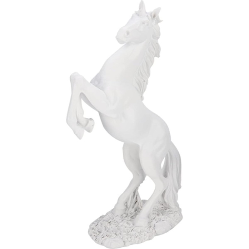Arklio statulėlė, dervos Eruopėjos stiliaus arklio skulptūra Namų stalo dekoras Ornamentas Nuotraukų rekvizitai (bs-020 White)