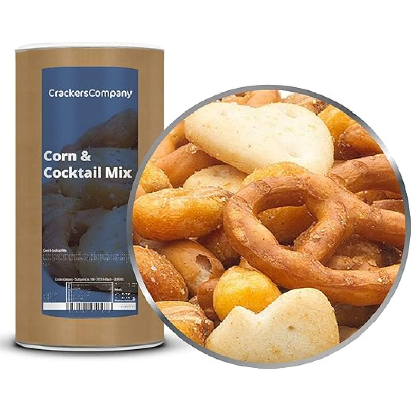 1 x 350 g batonėlių mišinys vegetariškas su druskos lazdelėmis, sūriais krekeriais, aguonų krekeriais, kukurūzų grūdeliais, neriebus