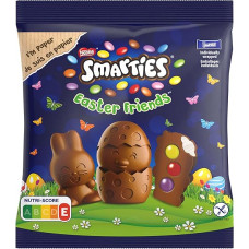 Nestlé Smarties Velykų draugai, velykinis šokoladas kaip mažos velykinės figūrėlės, saldumynai Velykoms, pakuotė po 1 vnt. (1 x 65 g)