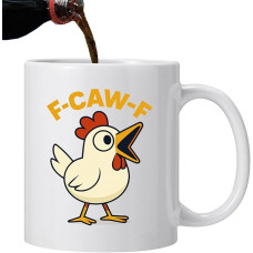 Lustige Kaffeetasse - 330 ml Hahn Keramik Becher | Hahn Tee Tasse,Perfekt Für Kollegen Und Frauen Für Tee Kaffee Milch Heiße Schokolade Und Getränke Bei Der Arbeit Zum