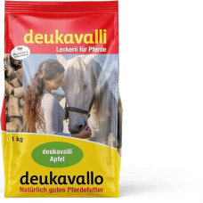 deuka Horse Food | Horse Treats in Various Flavours | 7 x 1 kg | Deukavallo Herbs | Supplementary Feed for Horses | Grain-Free | Low Sugar | Reward Food