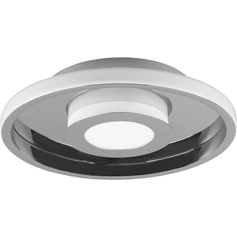 Trio Leuchten Ascari 680810306 LED vonios kambario lubų šviestuvas metalinis chromas su 28 W LED jungikliu ir reguliatoriumi