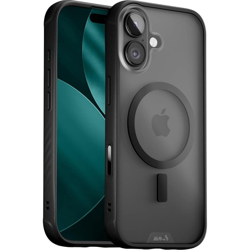 Mous Clear Case for iPhone 17 6.3-inch, Compatible with MagSafe [Camera Control Cover] - Clear - Anti-Yellowing Shockproof iPhone 17 6.3-inch Cover - Scratch Resistant Crystal Clear & Slim Design