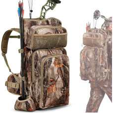 NewView Camo Bow Hunting Backpack for Men and Women, Saddle Hunting Backpack with Bow Holder, Elk and Deer Hunting Bag