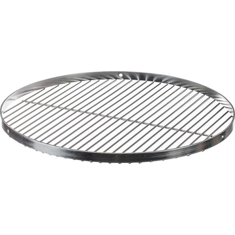 Keptuvės kepsninės nerūdijančio plieno lentynos, skersmuo 50 cm, 70 cm, 80 cm, sidabrinės spalvos