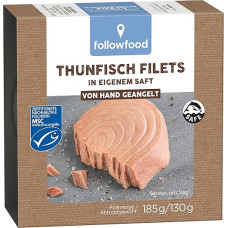 Followfood MSC tuno filė Natural, 185 g