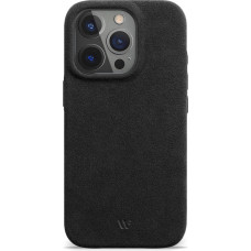 WIIUKA Case for iPhone 16 Pro Max, Original Alcantara, Handmade, Extra Thin, Premium Mobile Phone Case, Qi, Leather Alternative, Skiin Alcantara, Black