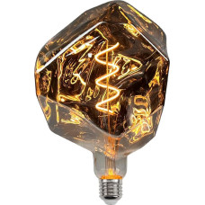 LED vintažinė lemputė 4 W Dimmable Polyhedron skersmuo 150 mm didelė LED lemputė Dekoratyvinė Edisono lemputė 220 V E27 (dūmas)