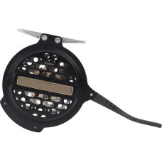Musės ritė, Musės ritės, Automatinė meškeriojimo ritė, 2 + 1 BB Super Light aliuminio musės ritė, juoda/aukso spalva