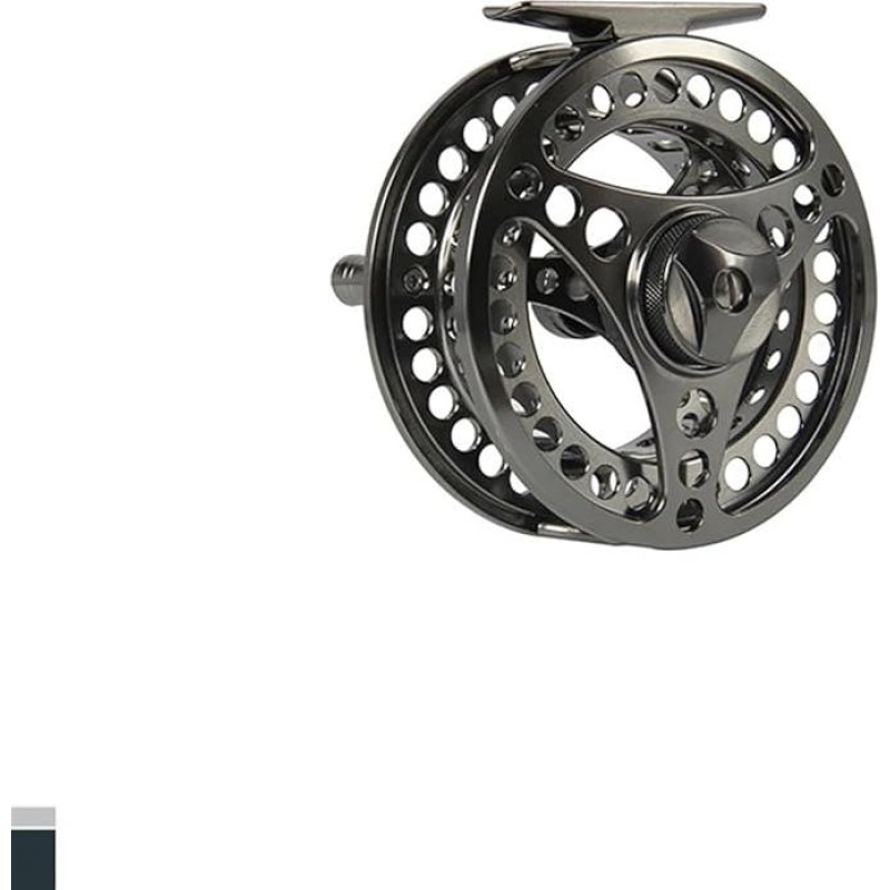 Fliegenfischrolle, Angelrolle Fliegenrolle 3/4 5/6 7/8 9/10WT Fliegenfischrolle Getriebe CNC-Maschine Aluminium Fliegenrolle Angelrolle Große Aluminium