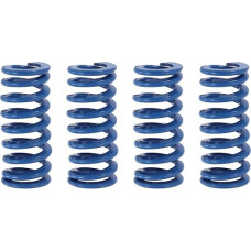 sourcing map 4 Stück blaue Druckfedern, 1,9 cm Außendurchmesser, 3,5 cm Länge, leichte Belastung, 3D-Drucker-Drucker-Drucker-Drucker, Drucker-Zubehör (0,2 x 0,3 cm Spulendraht)