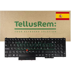 Pakaitinė klaviatūra Ispanų foninis apšvietimas skirtas Lenovo Thinkpad P50 P70 P51 P71