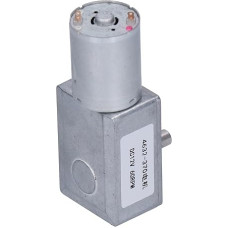 Hyuduo Getriebemotor DC12V 60 U/min, Aluminiummaterial, Selbstsichernde Kurze Welle für Fensteröffner und Miniwinden