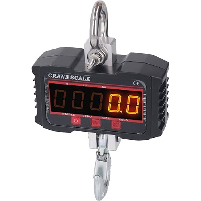 Elektroninis kranas, aukštas 0,8-Zoll-LED-5-stelliges Display mit Fernbedienung, skirtas pramoniniam krovinių gabenimui, žemės ūkiui, krovinių gabenimui iš reisų (1000 kg/2000 LB)