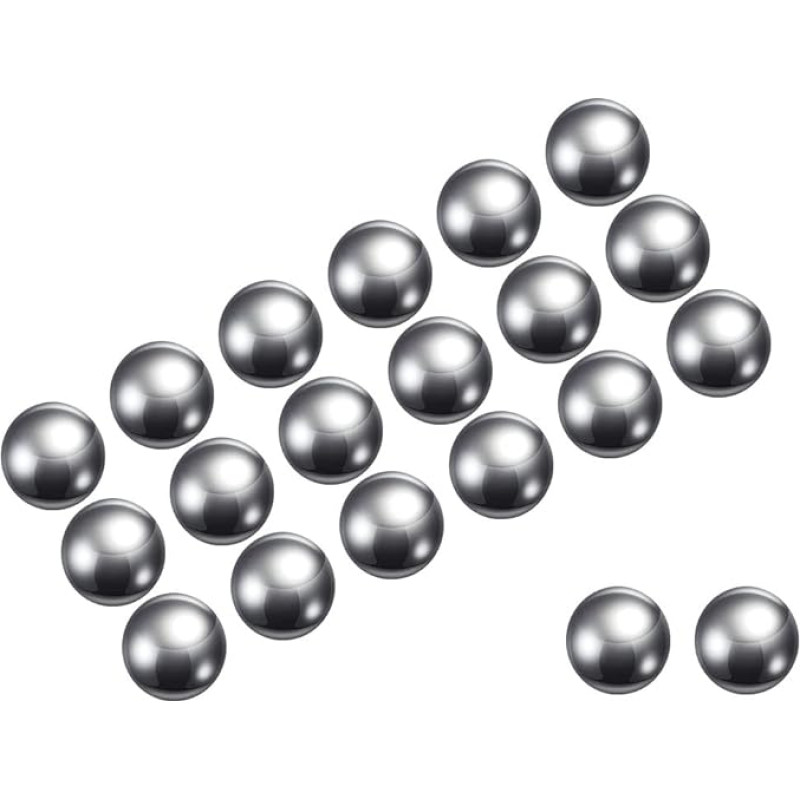 Tikslieji 5,5 mm rutuliukai iš anglinio plieno, skirti guolių vožtuvams naudoti, kieta pakuotė, 100 vnt.