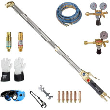 Welding Tool Brennschneidgarnitur Propan/Sauerstoff with Rhöna X511 855 mm 15 m Scapp Welding Gloves, Scapp Twin AUTOGEN Hose, etc.
