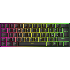 MCHOSE Ace60 Pro Nordic-ISO HE klaviatūra, 0,01 mm RT tikslumas, greito suveikimo magnetinė klaviatūra, RGB 60 % žaidimų klaviatūra, reguliuojamas suveikimas, Snap Tap, juoda