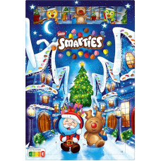 Nestlé Smarties Advent Calendar, Christmas Calendar Filled with Figures of Milk Chocolate and Smarties Chocolate Lenses, Pack of 1 (1 x 193.9 g)