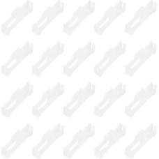 25 Stück Servo-Verlängerungskabel-Clips, Servo-Kabel, Sicherheitsverbinder, Blei-Draht-Schnallenschloss für ferngesteuertes Auto, Flugzeug, Boot, DIY-Y-Adapterkabel, weiß