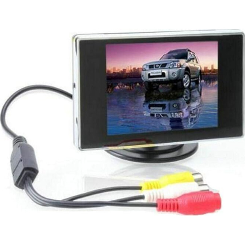 BW 3,5 colių TFT LCD automobilio galinio vaizdo spalvoto vaizdo kameros monitorius ir DVD, 3,5 colių LCD monitorius automobilio monitorius automobiliui / automobiliui