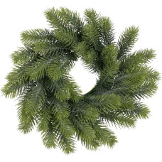 Christmas Wreath Green PVC 30 x 30 cm