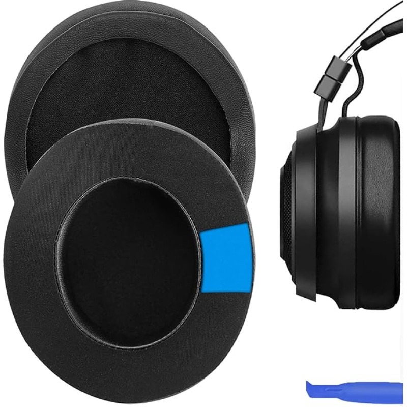 Geekria Sport Cooling Gel-Infused Almohadillas de Repuesto para Auriculares Razer Nari Ultimate, Nari Essential, Kraken Kitty, Kraken Tournament Edition, Kraken X, apsauginės plėvelės