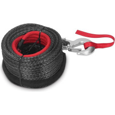 Synthetic Winch Rope, Synthetic Plastic Rope Winch Winches UV Proof Wear Resistant Forestry Rope Trailer Rope Vehicle Winch Truck ATV UTV 18740 Lbs 10 mm x 30 m