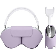 kwmobile Case for Apple AirPods Max/AirPods Max 2 Case - Soft Polyester Headphone Cover - Sleep Mode Compatible - Purple Cloud