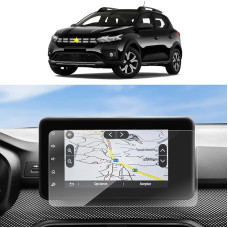 SKTU [Pack of 2] Screen Protectors Compatible with Dacia Sandero 3 / Stepway 2021-2024 GPS Navigation PET Screen Protector 8 Inch
