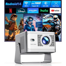 HY350Ultra mini projektorius, 4K 8K palaiko 1080P Full HD, 