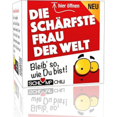 Schlump-Chili Aštriausia pasaulyje moteris - juokingas dovanų rinkinys moterims. Originali dovanos idėja, pvz., gimtadienio, Kalėdų, Velykų, Motinos dienos proga arba tiesiog todėl, kad