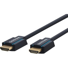 Clicktronic HDMI Connection Cable [1x HDMI Male to 1x HDMI Plug] 1.5 m Blue RAL 1.5 m