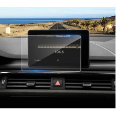 Navigacijos ekrano apsauga, suderinama su Audi A4 A5 2016-2019/Audi Q5 2017-2020, Audi A4 A5 Q5 grūdinto stiklo ekrano apsauga, 9H apsauga nuo įbrėžimų GPS ekrano apsauga (7 coliai)