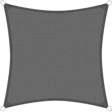 Brigros Outdoor Sun Sail Awning Square HDPE 180gsm with Stainless Steel Rings UV Protection with Bag Sun Shade Sail for Outdoor Use