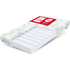 FDM Somnia Vaikiškas čiužinys 80 x 190 cm Šaltųjų putų čiužinys Aukštis 10 cm Kietumas H3 Oeko-Tex Tinka alergiškiems žmonėms Užvalkalas Skalbiamas čiužinio užvalkalas Dino