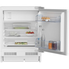 Beko BU1154N b100 Built-in Fridge with Freezer, 92 L Fridge Area, 15 L Freezer Area, MinFrost, LED Interior Lighting, Fixed Door Technology, Automatic Defrosting, 82 Niche, White