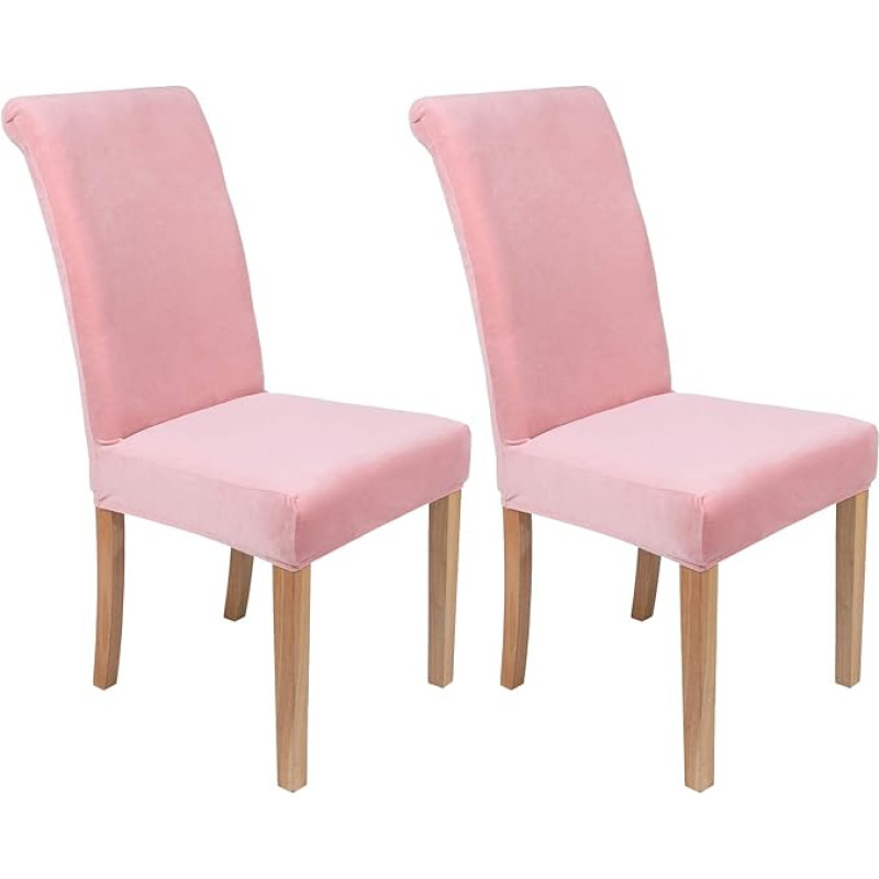 Colorxy Spandex audinys Stretch Valgomojo kėdė Slipcovers Namų dekoro rinkinys 4