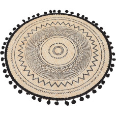 Wärmeisolierendes Tischset aus Stoff 40cm Schützende Unterlage gegen Hitze und Kratzer Natürliche Jute Optik Eleganter und Gesunder Stil für Zuhause